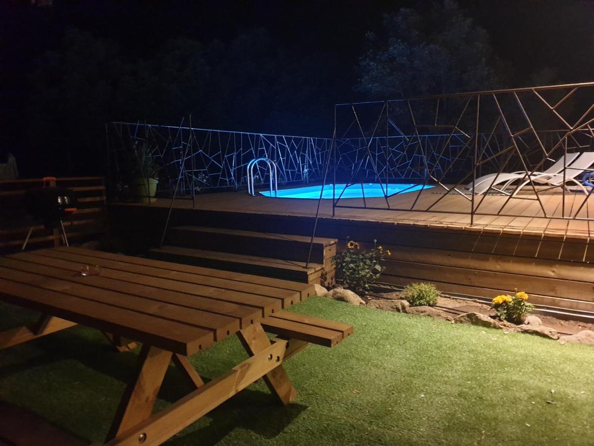 Domaine U Filanciu, Maison Ghjulia avec piscine - Centre Corse Moltifao Exterior foto